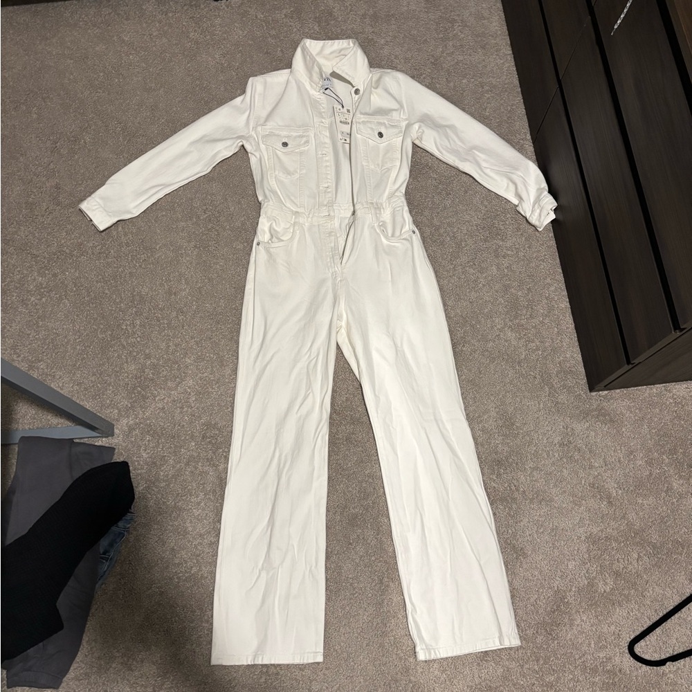 Zara Cream Jumpsuit